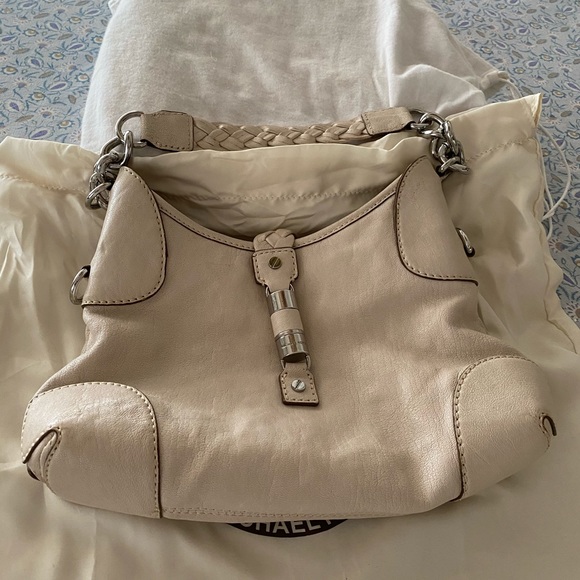 Michael Kors Soft Cream Leather Handbag - Picture 2 of 2